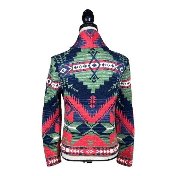 Denim & Supply Ralph Lauren Southwestern Aztec Print Cardigan Sweater - Picture 3 of 3